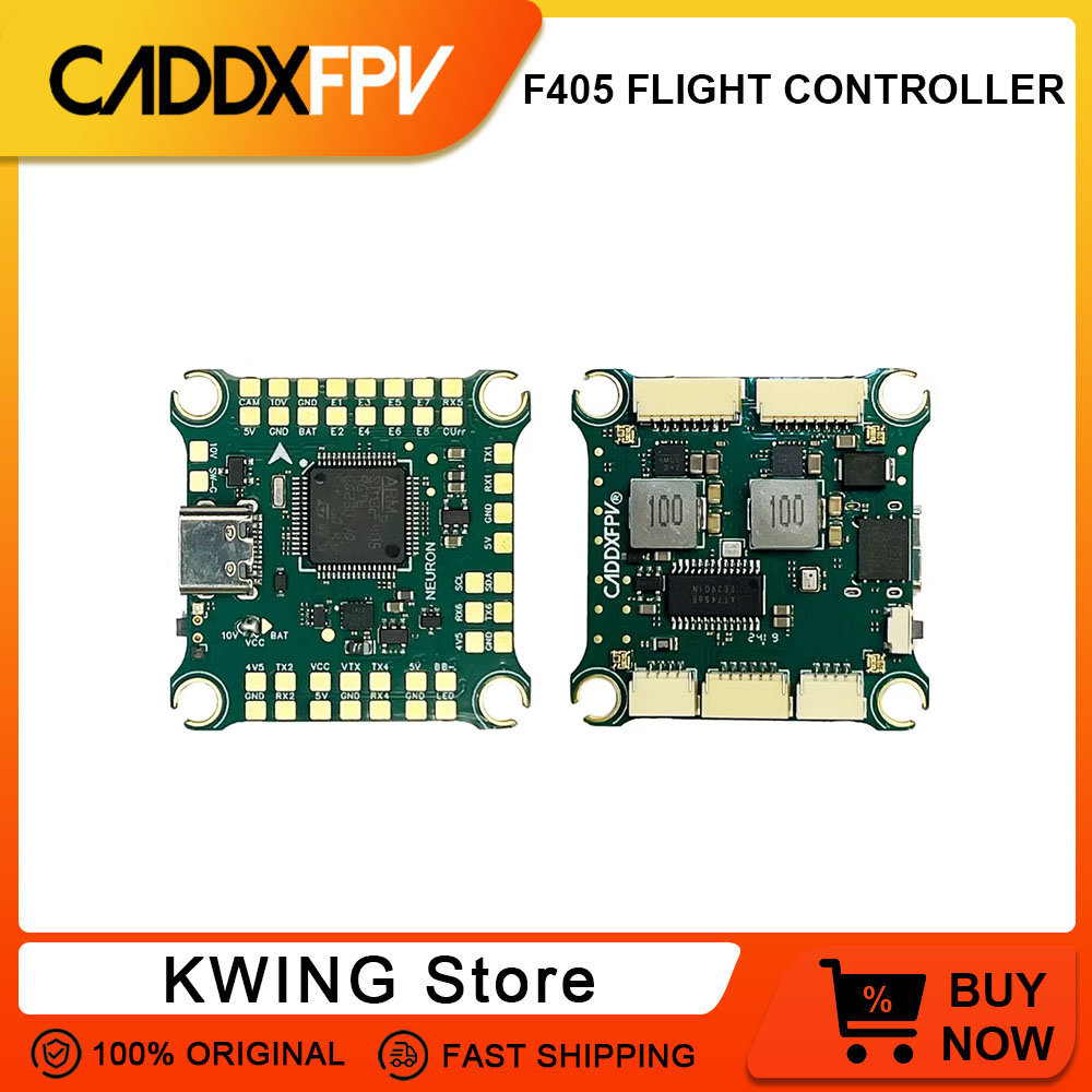 Drone Racing Flight Controller - CADDX F405 Pengendali Penerbangan Tumpukan 44*44Mm