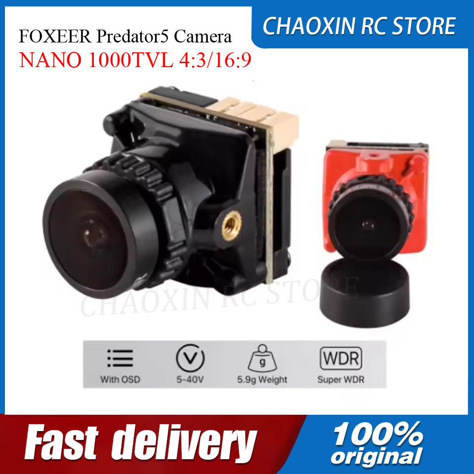 Drone Racing Camera - Kamera FOXEER Predator5 NANO 1000TVL 4:3/16:9