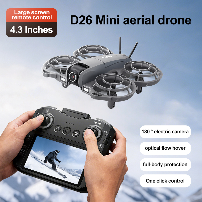 Drone D26 4K Aerial HD 180 °   - Drone Racing Camera ulasan dan harga